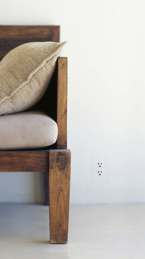 closeup view of outlet with trufig design technology