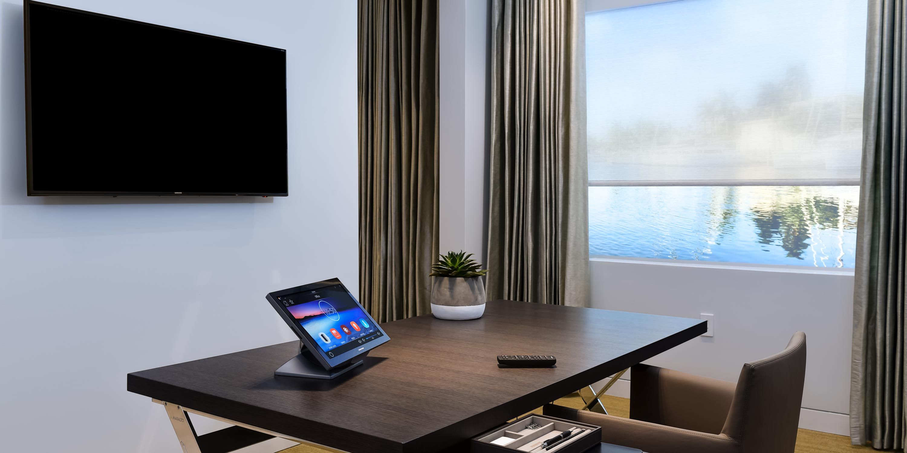 crestron technology in home office
