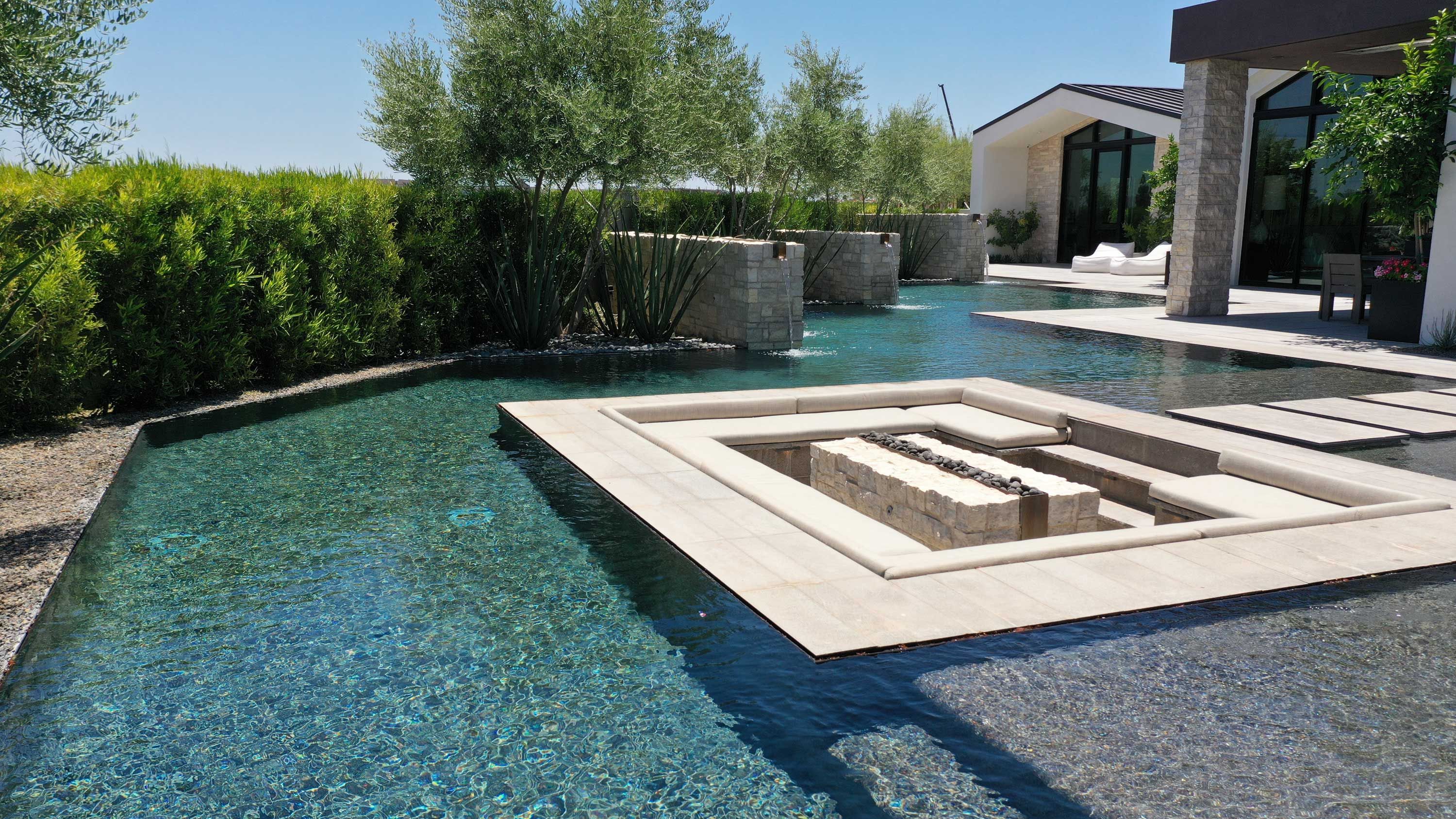 backyard pool with sonance technology